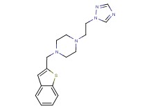 1-(1-benzothien-2-ylmethyl)-4-[2-(1H-1,2,4-triazol-1-yl)ethyl]piperazine