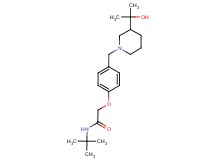 N-(tert-butyl)-2-(4-{[3-(1-hydroxy-1-methylethyl)piperidin-1-yl]methyl}phenoxy)acetamide