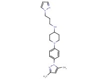 1-[4-(3,5-dimethyl-1H-pyrazol-1-yl)phenyl]-N-[3-(1H-pyrazol-1-yl)propyl]-4-piperidinamine