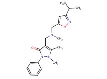 4-{[[(3-isopropylisoxazol-5-yl)methyl](methyl)amino]methyl}-1,5-dimethyl-2-phenyl-1,2-dihydro-3H-pyrazol-3-one
