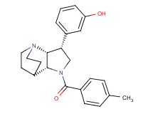 3-[(3R*,3aR*,7aR*)-1-(4-methylbenzoyl)octahydro-4,7-ethanopyrrolo[3,2-b]pyridin-3-yl]phenol