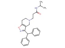 3-[3-(diphenylmethyl)-6,7-dihydroisoxazolo[4,5-c]pyridin-5(4H)-yl]-N-isopropylpropanamide