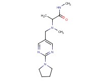 N~1~,N~2~-dimethyl-N~2~-[(2-pyrrolidin-1-ylpyrimidin-5-yl)methyl]alaninamide