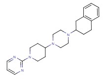 2-{4-[4-(1,2,3,4-tetrahydronaphthalen-2-yl)piperazin-1-yl]piperidin-1-yl}pyrimidine