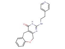 2-[(2-pyridin-4-ylethyl)amino]-5,11-dihydro[1]benzoxepino[3,4-d]pyrimidin-4(3H)-one