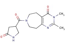 2,3-dimethyl-7-[(5-oxopyrrolidin-3-yl)carbonyl]-3,5,6,7,8,9-hexahydro-4H-pyrimido[4,5-d]azepin-4-one