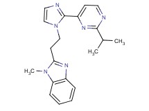 2-{2-[2-(2-isopropylpyrimidin-4-yl)-1H-imidazol-1-yl]ethyl}-1-methyl-1H-benzimidazole