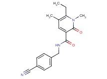 N-(4-cyanobenzyl)-6-ethyl-1,5-dimethyl-2-oxo-1,2-dihydropyridine-3-carboxamide