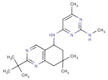 N~4~-(2-tert-butyl-7,7-dimethyl-5,6,7,8-tetrahydroquinazolin-5-yl)-N~2~,6-dimethylpyrimidine-2,4-diamine