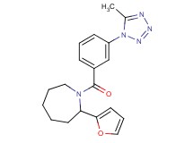 2-(2-furyl)-1-[3-(5-methyl-1H-tetrazol-1-yl)benzoyl]azepane