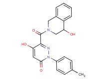 5-hydroxy-6-[(4-hydroxy-3,4-dihydroisoquinolin-2(1H)-yl)carbonyl]-2-(4-methylphenyl)pyridazin-3(2H)-one