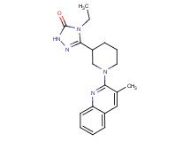 4-ethyl-5-[1-(3-methylquinolin-2-yl)piperidin-3-yl]-2,4-dihydro-3H-1,2,4-triazol-3-one