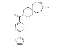 3-{[2-(2-thienyl)pyrimidin-5-yl]carbonyl}-3,9-diazaspiro[5.6]dodecan-10-one