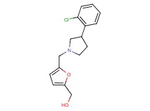 (5-{[3-(2-chlorophenyl)pyrrolidin-1-yl]methyl}-2-furyl)methanol