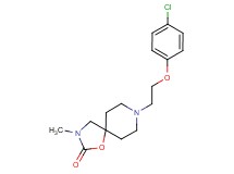 8-[2-(4-chlorophenoxy)ethyl]-3-methyl-1-oxa-3,8-diazaspiro[4.5]decan-2-one
