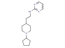 N-[2-(1-cyclopentylpiperidin-4-yl)ethyl]pyrimidin-2-amine