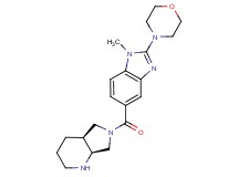 1-methyl-2-(4-morpholinyl)-5-[rel-(4aS,7aS)-octahydro-6H-pyrrolo[3,4-b]pyridin-6-ylcarbonyl]-1H-benzimidazole dihydrochloride