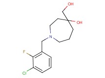 1-(3-chloro-2-fluorobenzyl)-4-(hydroxymethyl)-4-azepanol