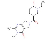 6-[(1-ethyl-6-oxo-3-piperidinyl)carbonyl]-2,3-dimethyl-3,5,6,7-tetrahydro-4H-pyrrolo[3,4-d]pyrimidin-4-one