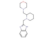 2-{[2-(4-morpholinylmethyl)-1-piperidinyl]methyl}-1H-benzimidazole