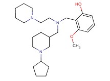 2-({[(1-cyclopentyl-3-piperidinyl)methyl][2-(1-piperidinyl)ethyl]amino}methyl)-3-methoxyphenol