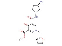 methyl 5-({[rel-(1R,3R)-3-aminocyclopentyl]amino}carbonyl)-1-(2-furylmethyl)-4-oxo-1,4-dihydro-3-pyridinecarboxylate hydrochloride