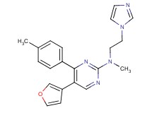 5-(3-furyl)-N-[2-(1H-imidazol-1-yl)ethyl]-N-methyl-4-(4-methylphenyl)pyrimidin-2-amine