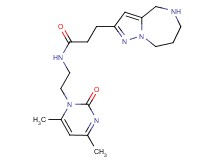 N-[2-(4,6-dimethyl-2-oxo-1(2H)-pyrimidinyl)ethyl]-3-(5,6,7,8-tetrahydro-4H-pyrazolo[1,5-a][1,4]diazepin-2-yl)propanamide