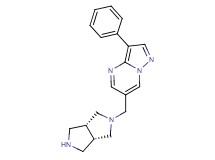 6-[rel-(3aR,6aS)-hexahydropyrrolo[3,4-c]pyrrol-2(1H)-ylmethyl]-3-phenylpyrazolo[1,5-a]pyrimidine dihydrochloride