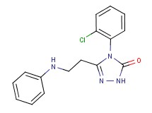 5-(2-anilinoethyl)-4-(2-chlorophenyl)-2,4-dihydro-3H-1,2,4-triazol-3-one