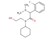 N-cyclohexyl-2-(dimethylamino)-2-(2-fluorophenyl)-N-(2-hydroxyethyl)acetamide