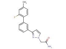 2-[3-(2'-fluoro-4'-methyl-3-biphenylyl)-1H-pyrazol-1-yl]acetamide