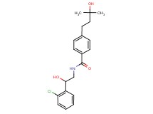 N-[2-(2-chlorophenyl)-2-hydroxyethyl]-4-(3-hydroxy-3-methylbutyl)benzamide