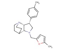 (3R*,3aR*,7aR*)-1-[(5-methyl-2-furyl)methyl]-3-(4-methylphenyl)octahydro-4,7-ethanopyrrolo[3,2-b]pyridine