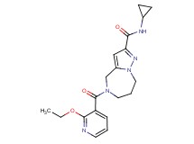 N-cyclopropyl-5-[(2-ethoxypyridin-3-yl)carbonyl]-5,6,7,8-tetrahydro-4H-pyrazolo[1,5-a][1,4]diazepine-2-carboxamide