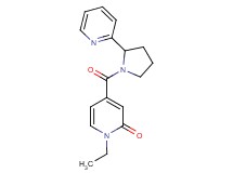 1-ethyl-4-{[2-(2-pyridinyl)-1-pyrrolidinyl]carbonyl}-2(1H)-pyridinone