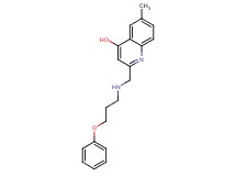 6-methyl-2-{[(3-phenoxypropyl)amino]methyl}quinolin-4-ol