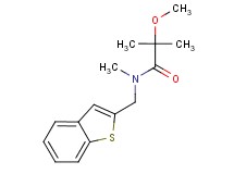 N-(1-benzothien-2-ylmethyl)-2-methoxy-N,2-dimethylpropanamide