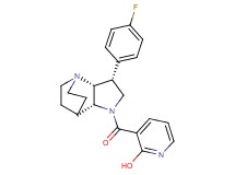 3-{[(3R*,3aR*,7aR*)-3-(4-fluorophenyl)hexahydro-4,7-ethanopyrrolo[3,2-b]pyridin-1(2H)-yl]carbonyl}pyridin-2-ol