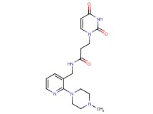 3-(2,4-dioxo-3,4-dihydropyrimidin-1(2H)-yl)-N-{[2-(4-methylpiperazin-1-yl)pyridin-3-yl]methyl}propanamide