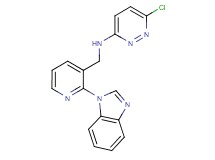 N-{[2-(1H-benzimidazol-1-yl)pyridin-3-yl]methyl}-6-chloropyridazin-3-amine