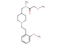 2-methoxy-N-({1-[2-(2-methoxyphenyl)ethyl]-4-piperidinyl}methyl)-N-methylacetamide