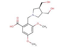 2-{[(3S*,4S*)-3,4-bis(hydroxymethyl)pyrrolidin-1-yl]methyl}-3,5-dimethoxybenzoic acid