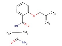 N-(2-amino-1,1-dimethyl-2-oxoethyl)-2-[(2-methylprop-2-en-1-yl)oxy]benzamide