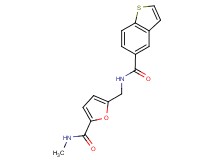 5-{[(1-benzothien-5-ylcarbonyl)amino]methyl}-N-methyl-2-furamide