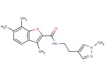 3,6,7-trimethyl-N-[2-(1-methyl-1H-pyrazol-4-yl)ethyl]-1-benzofuran-2-carboxamide