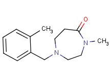 4-methyl-1-(2-methylbenzyl)-1,4-diazepan-5-one