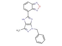 4-(1-benzyl-3-methyl-1,4-dihydroimidazo[4,5-c]pyrazol-5-yl)-2,1,3-benzoxadiazole
