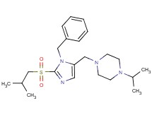1-{[1-benzyl-2-(isobutylsulfonyl)-1H-imidazol-5-yl]methyl}-4-isopropylpiperazine