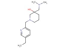 3-[(dimethylamino)methyl]-1-[(5-ethyl-2-pyridinyl)methyl]-3-piperidinol